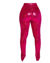 Load image into Gallery viewer, Sequins Cross Top (Pink)
